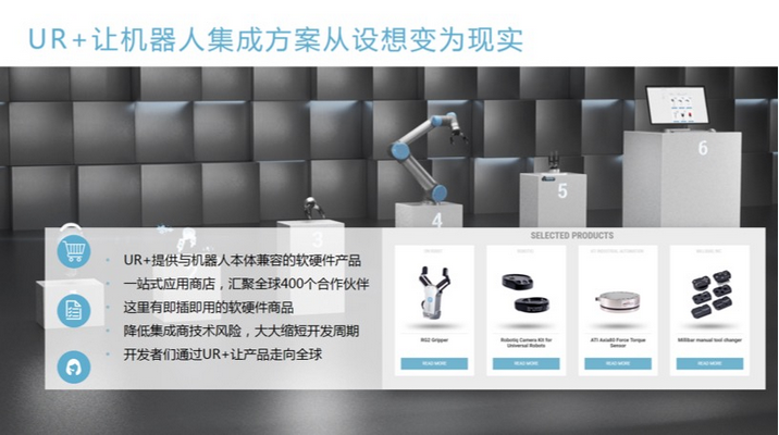 優傲機器人UR+平臺首個中國開發者亮相工博會展臺