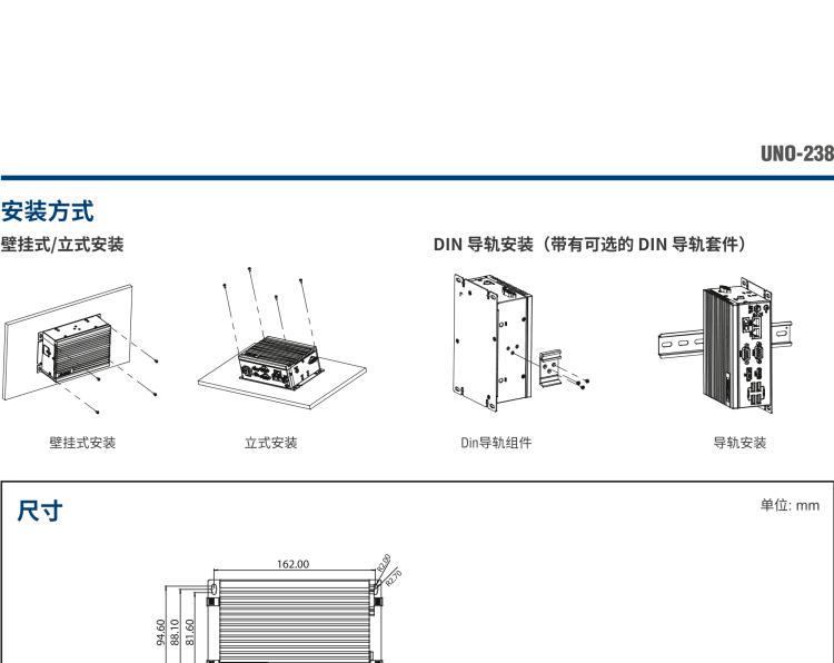 研華UNO-238 搭載Intel? Core? i CPU 的緊湊型物聯網邊緣計算平臺