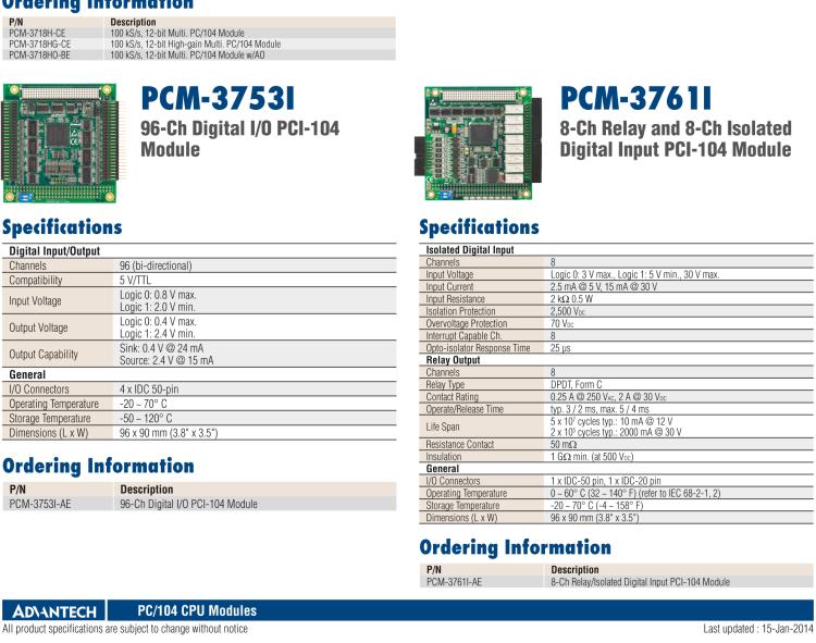 研華PCM-3835 IDE Flash 轉 CFC模塊