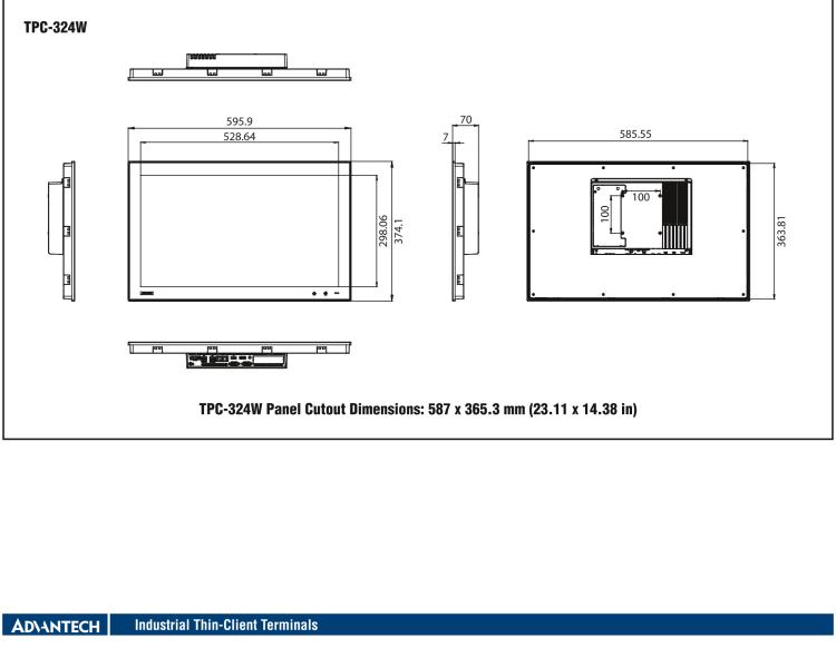研華TPC-312 12.1" XGA TFT LED LCD工業平板電腦，搭載第八代Intel?Core?i3/ i5/ i7處理器，內置8G DDR4 RAM