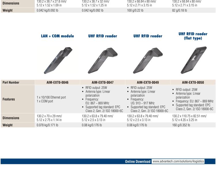 研華AIM-75S 8"RISC架構工業級移動平板電腦， 搭載高通? 驍龍? 660處理器, Android 10系統, 并通過Google GMS認證